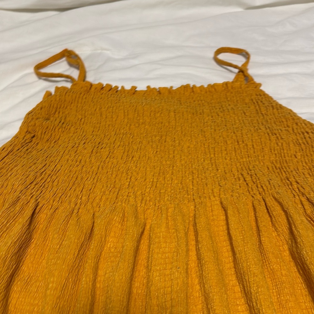 Orange XL MIDI Length Sundress
